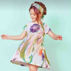 Val MaxFloral Kids Dress